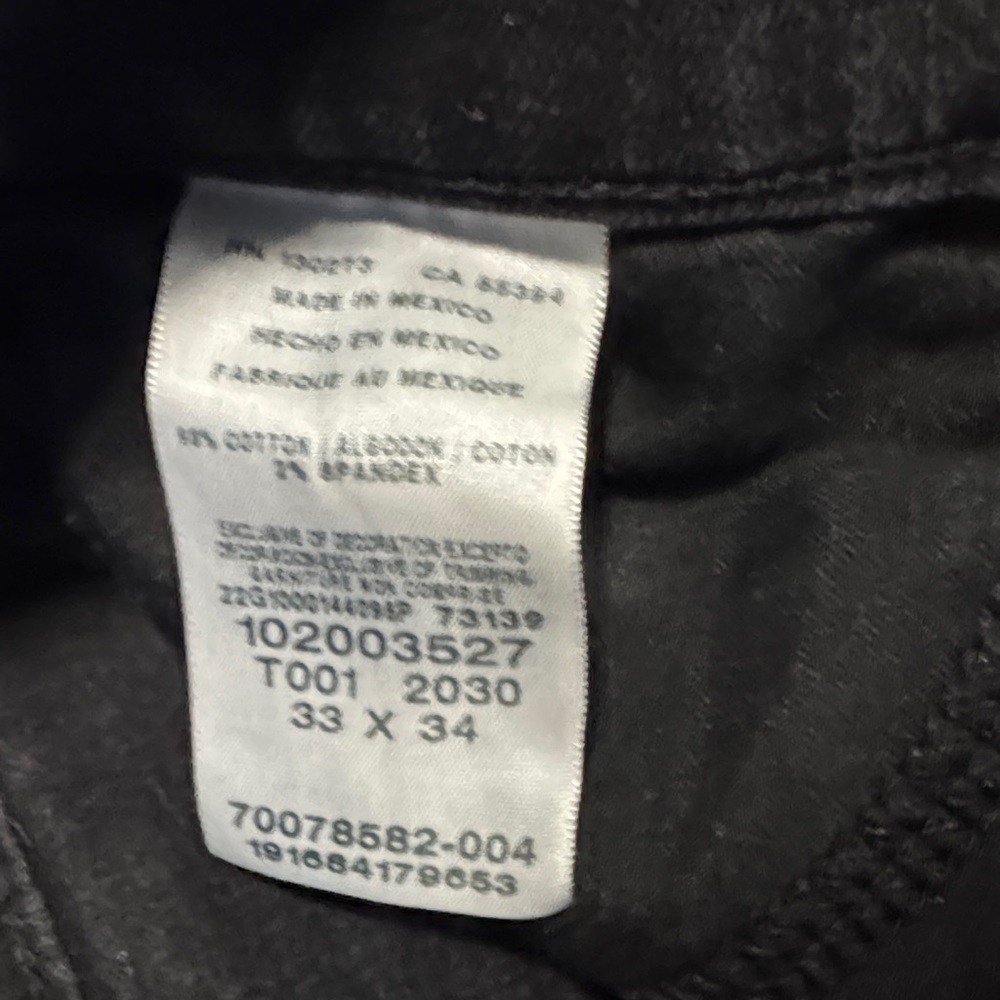 Lee Black slim fit Straight-Leg Jeans 33 x 34 - Picture 3 of 4